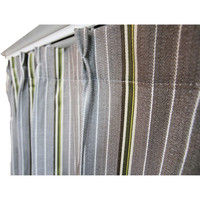 コルネ 既製カーテン シェブロン 幅1000×長さ1350mm ブラウン G1007 1枚（直送品）