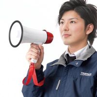 録音機能付きハンドメガホン 5W Y01HMR05WH ヤザワコーポレーション（直送品）