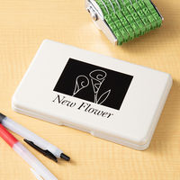 新朝日コーポレーション ニューフラワースタンプ台特大形 黒 NFS-4D 1個