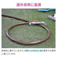 カクダイ ホーセンド付き散水ホース3m(ブラウン) GA-QD033 1個