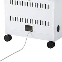 サンワサプライ ノートパソコン収納キャビネット（6台収納）ホワイト 幅600×奥行550×高さ615.5mm CAI-CAB105W 1台（直送品）