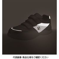 シモン プロテクティブスニーカー(マジック式) KL518 黒/シルバー 25.0 2313290 1足（直送品）