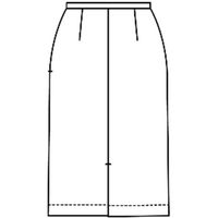タイトスカート 17号 黒 GSKL-1856-B9 サーヴォ（旧サンペックスイスト）（直送品）