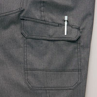 アイトス HERO’S UNIFORM カーゴパンツ（ノータック） グレー SS 64121-004-SS（直送品）