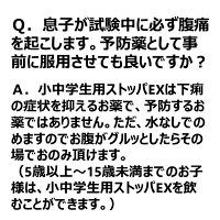 小中学生用ストッパ下痢止めEX 12錠 ライオン　ピーチ味 水なしで飲める 外出時の下痢に【第2類医薬品】
