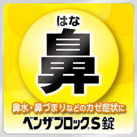 ベンザブロックS錠 60錠 アリナミン製薬  風邪薬  鼻かぜ 鼻水 鼻づまり のどの痛み せき【指定第2類医薬品】