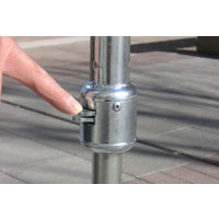 ogawa（オガワ） 集会用テント CJ式H型 新伸縮フレーム 2号 イエロー×ホワイト　屋根幕セット 6882-32（直送品）