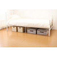 ファミリー・ライフ エレガンスベッド ホワイト 幅1050×奥行2030×高さ1060mm 1台（直送品）