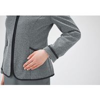 カーシーカシマ ニットジャケット_グレー_13号 EAJ716 1着