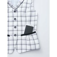 カーシーカシマ オーバーブラウス_ブラックチェック_17号 ESA661 1着