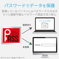 エレコム USBメモリー/USB3.1(Gen1)対応/スライド式/32GB MF-KNU332GBK 1個（直送品）