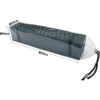 角利産業 折りたたみクッションマット シングル ブルー 86194（直送品）