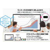 マルチワイヤレスHDMIアダプタ「HD CAST2」4K対応 / Win・Mac・iOS・Android対応 PC タブレット スマホ対応 Vodaview