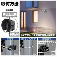 朝日電器 乾電池式センサーライト1灯 ESL-N111DC 1個