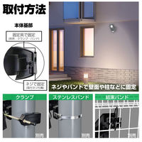 朝日電器 ソーラー式センサーライト1灯 ESL-N111SL 1個