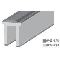 シマブン プール用樹脂グレーチングノンスリップタイプ 直線用 GRP-25W180-B（直送品）