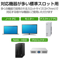 エレコム ダイヤル錠セキュリティワイヤー A037I 1本（直送品）