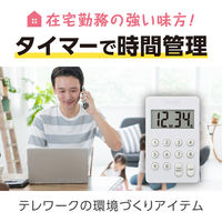 タニタ デジタルタイマー TD415WH 1セット（5個：1個×5）