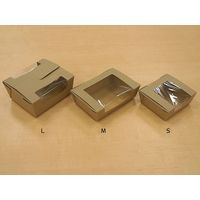 協和パック 窓付き紙製容器 サラダボックス S 00556098 1包：500枚（20×25）（直送品）
