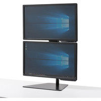 サンワサプライ 液晶モニタスタンド（上下2面） ブラック 幅400×奥行350×高さ700mm CR-LA1506BK 1台（直送品）