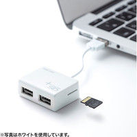 USBハブ　USB2.0　USB2.0×3　USBポート　USB-2HC319BK　サンワサプライ　1個（直送品）