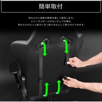 【車上渡し】 Bauhutte ゲーミングランバーサポート ブラック 幅320×奥行240×厚み70mm BC-110G-BK 1個（直送品）