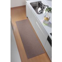 サンコー キッチンマット60×180cm ブラウン KG-03 1枚