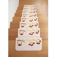 サンコー おくだけ階段マット ふくろう KJ-19 1セット（直送品）