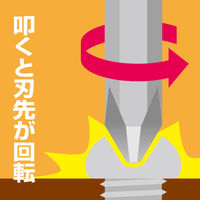 アネックスツール インパクトドライバー　ビット6本付　差込角9．5ｍｍ 1902　1組