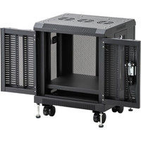 サンワサプライ マルチ収納ラック H550 幅450×奥行420×高さ550mm ブラック CP-SVCMULT4 1台（直送品）