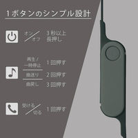 エレコム Bluetoothイヤホン/FASTMUSIC/bund/HPC1 LBT-HPC14AVBK 1個