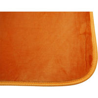 萩原 撥水低反発ラグ マシュマロ 幅1300×奥行1850mm オレンジ 240602811 1枚（直送品）