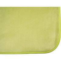 萩原 撥水低反発ラグ マシュマロ 幅1300×奥行1850mm グリーン 240602816 1枚（直送品）