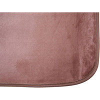 萩原 撥水低反発ラグ マシュマロ 幅1850×奥行1850mm ブラウン 240602824 1枚（直送品）