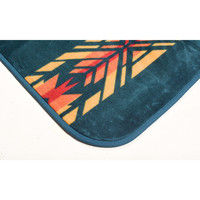 萩原 ホットカーペットカバー マウンテン 幅2000×奥行2500mm ブルー 240608715 1枚（直送品）