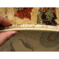 萩原 ウィルトン AURA（オーラ） フラワー 幅1400×奥行2000mm ベージュ 270056004 1枚（直送品）