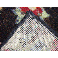 萩原 ウィルトン AURA（オーラ） フラワー 幅800×奥行1500mm ブラック 270056039 1枚（直送品）