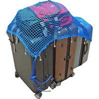 まつうら工業 ネットと鈴のW効果 鈴付き盗難防止ネット 約2.7×3.6m 15 NET-BELL-2736BLUE 1セット