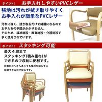 ネットフォース ダイニングチェア アンジュ 完成品 アイボリー ANG-1H-S20-AW 1セット（20脚入）（直送品）