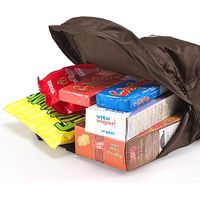 サンワダイレクト 折りたたみリュック（軽量・旅行おみやげ向き・ブラウン） 200-BAG077BR 1個（直送品）