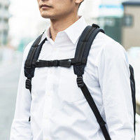 サンワダイレクト ビジネスリュック（3K・角型・軽量・高機能・ネイビー） 200-BAGBP015NV 1個（直送品）