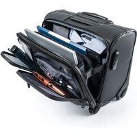 サンワダイレクト ビジネスキャリー（横型・4輪・耐水生地・止水ファスナー使用・22リットル・機内持ち込みサイズ） 200-BAGCR003WP 1個（直送品）