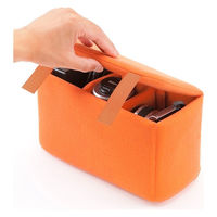 サンワダイレクト インナーカメラバッグ（ソフトクッションボックス・仕切り・ワイドサイズ） 200-BG019L 1個（直送品）