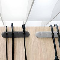 サンワダイレクト ケーブルホルダー（壁固定・コードクリップ） 200-CA026 1個（直送品）