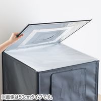 サンワダイレクト 撮影キット（撮影スタジオ・撮影ボックス・LEDライト付8000ルーメン・60×60cm・折りたたみ可能） 200-DG017 1個（直送品）