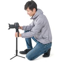 サンワダイレクト 自立一脚（簡易三脚・4段伸縮・最低535～最高1635mm） 200-DGCAM004 1個（直送品）