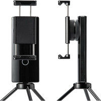 サンワダイレクト iPhone・スマホ用スタビライザー（1軸電子制御・水平・手ブレ防止・ミニ三脚付き・ジンバル） 200-DGCAM012 1個（直送品）