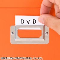 サンワダイレクト 組立DVD収納ボックス（17枚まで収納・ホワイト） 200-FCD037W 1個（直送品）