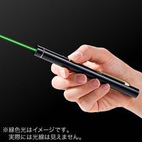 サンワサプライ レーザーポインター 200-LPP022 緑色レーザー ペン型 単4乾電池×2 連続使用3時間（直送品）