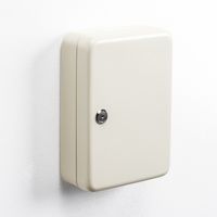 サンワダイレクト キーボックス（鍵ボックス・48本収納・鍵付き・壁固定・タグ付き） 200-SL060 1個（直送品）